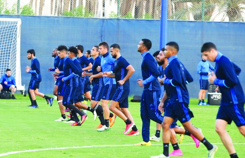 "■ من تدريبات النصر | البيان"