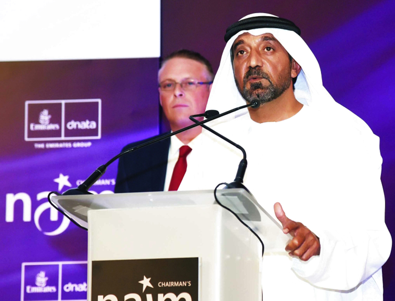 "سموه يلقي كلمة خلال حفل التكريم"