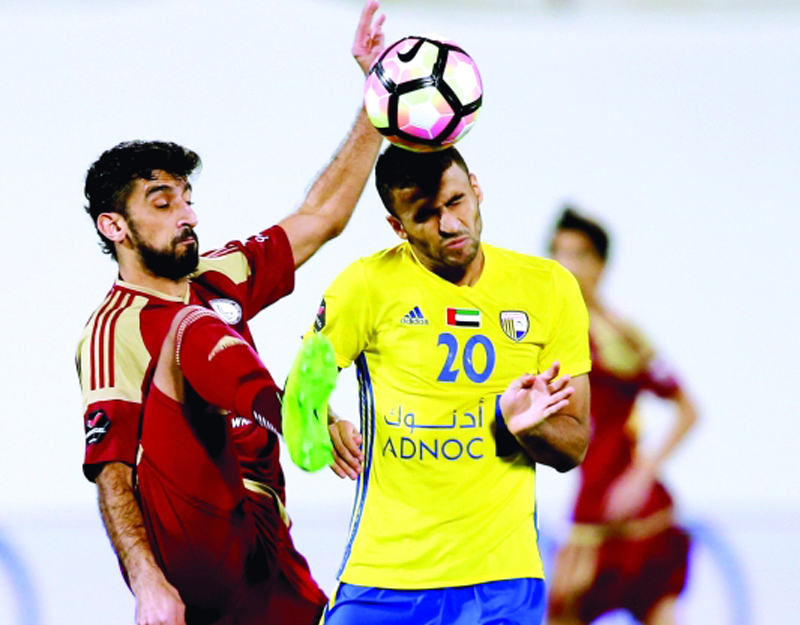 "■ من لقاء الوحدة والظفرة في الجولة 16 للدوري | تصوير ـ مجدي إسكندر"
