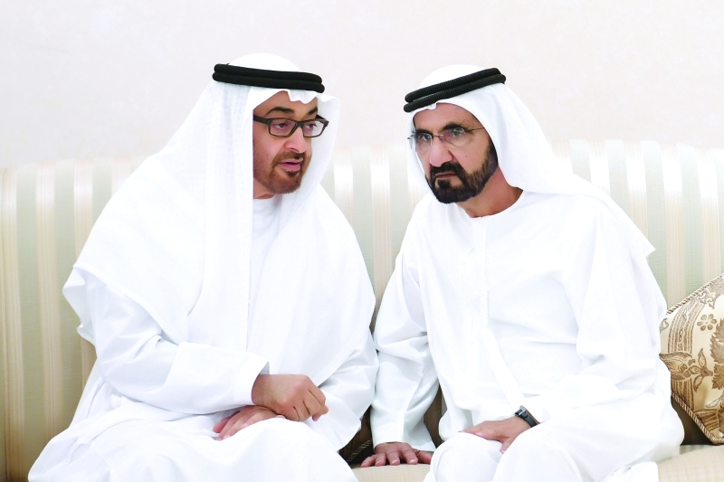"■ محمد بن راشد ومحمد بن زايد"