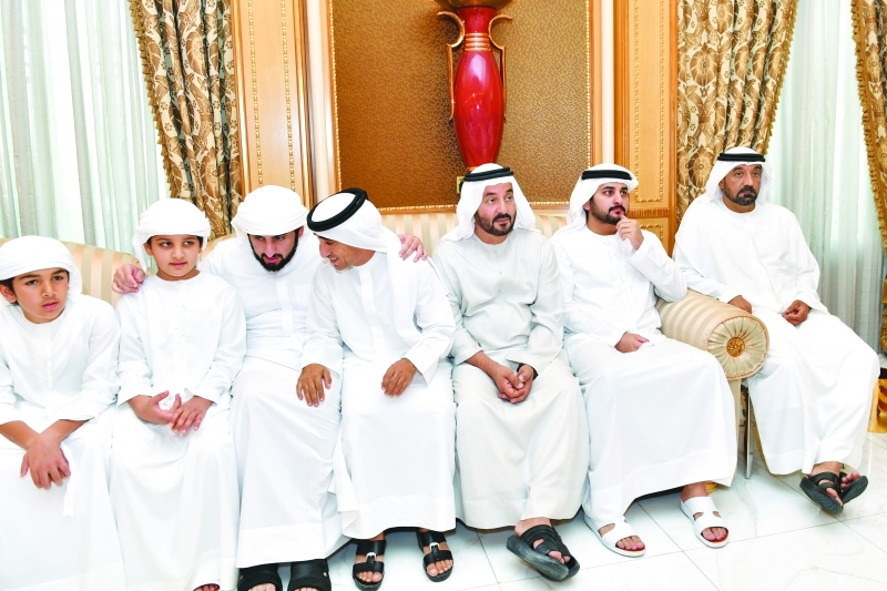 "■ مكتوم بن محمد وأحمد بن سعيد وأحمد بن محمد وسعيد بن مكتوم"