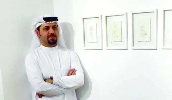 "■ إبداعات ناصر نصرالله في المعرض.. \"رسومات وبطاقات بريدية جاذبة | البيان"
