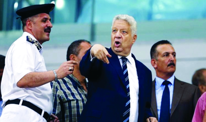 "■ مرتضى منصور رئيس نادي الزمالك المصري | البيان"