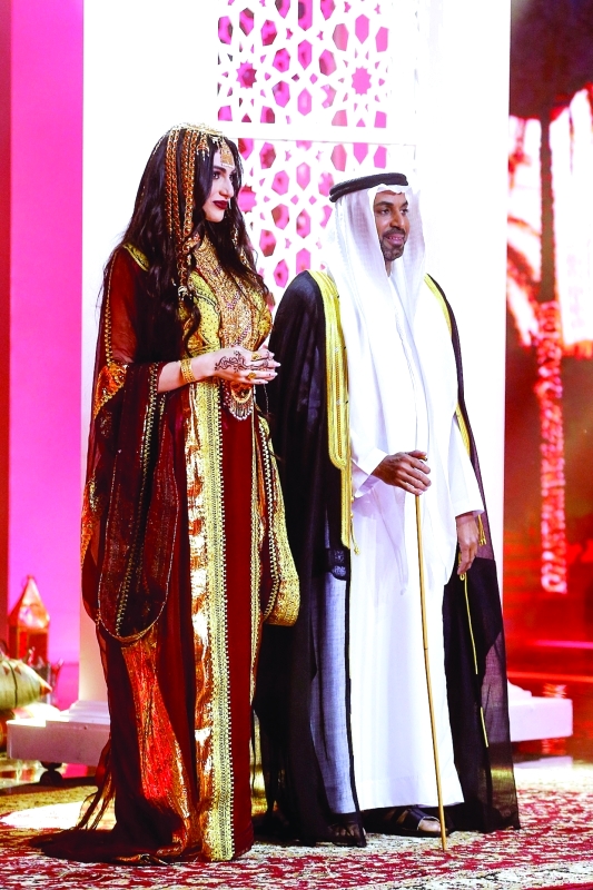 "طارق العلي ورفيعة الهاجسي ــ من المصدر"