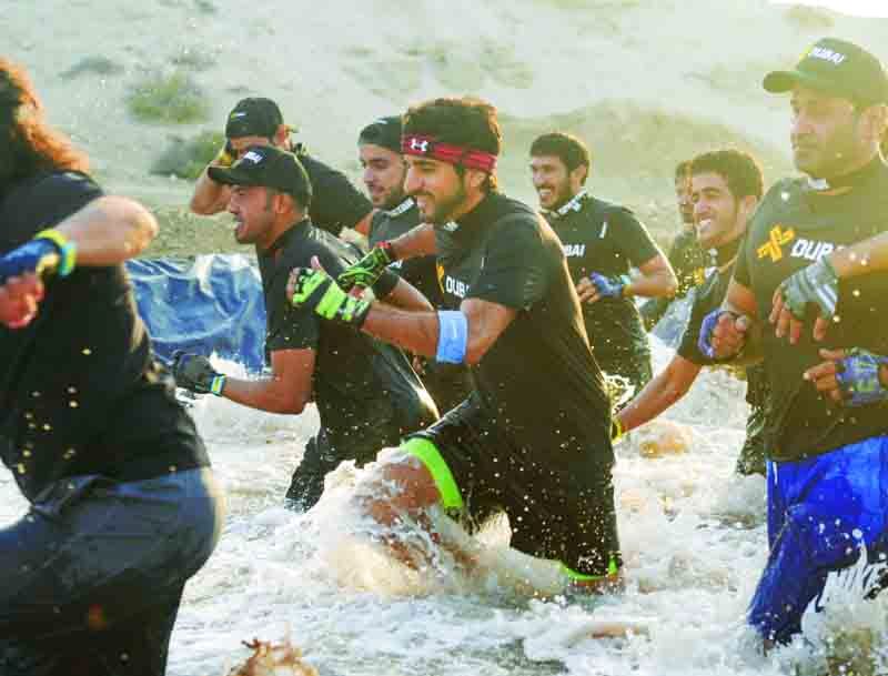 "■ حمدان بن محمد خلال مشاركته في سباق «سبارتان» العام الماضي | البيان"