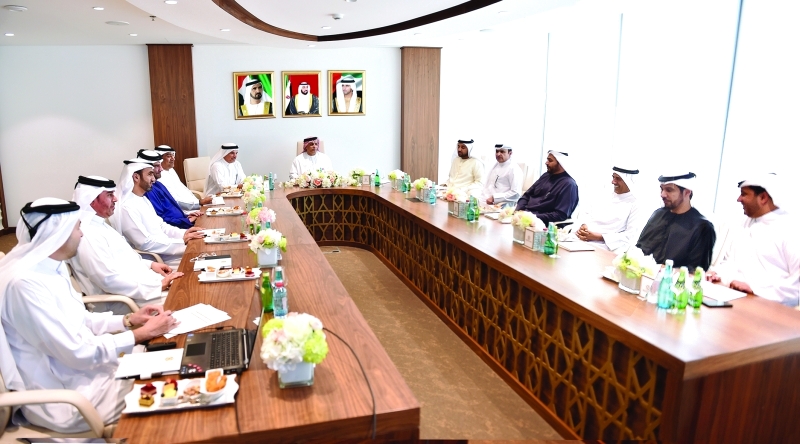 "■ من اجتماع مجلس دبي الرياضي برئاسة مطر الطاير مع أندية دبي | البيان"