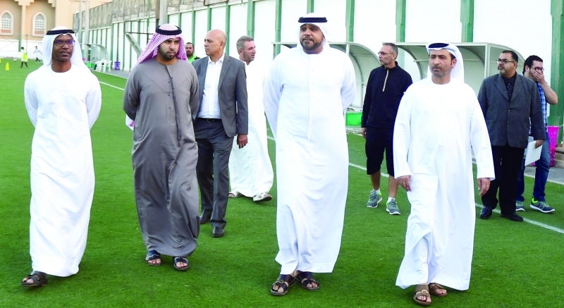 "■ خلال الزيارة الميدانية للأندية | البيان"