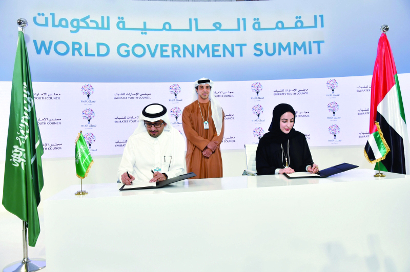 منصور بن زايد: واجب الحكومات والمؤسسات الفاعلة خلق تنمية حقيقية للشباب