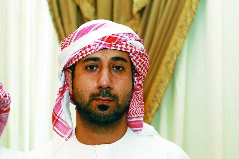 "■ مصبح الكعبي شقيق الشهيد"