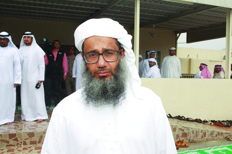 "■ راشد الكعبي شقيق الشهيد"