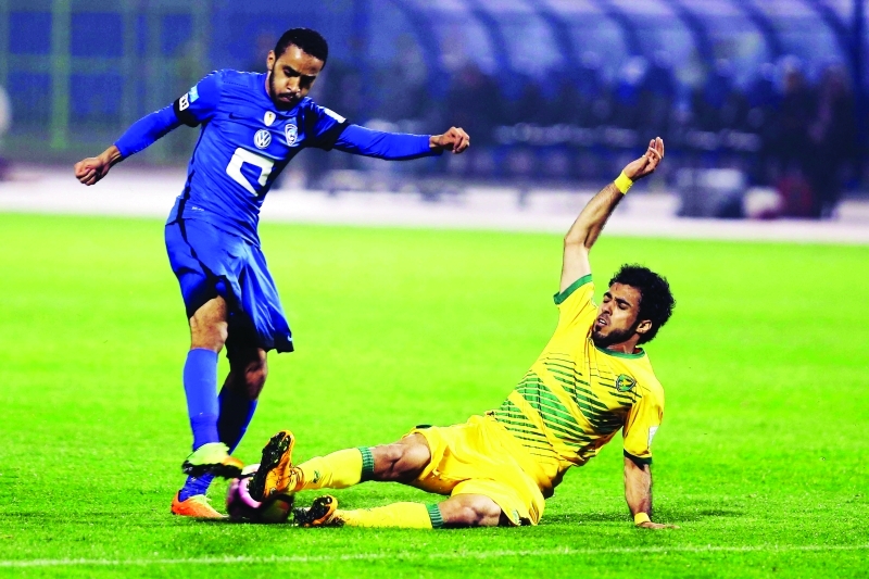 "■ الهلال تفوق على الخليج | أف ب"