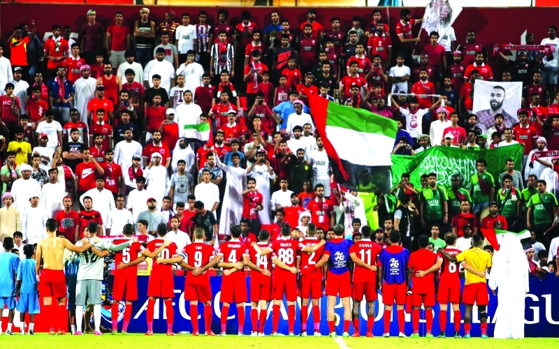 "■ الأهلي ينتظر جماهيره في استاد راشد | البيان"