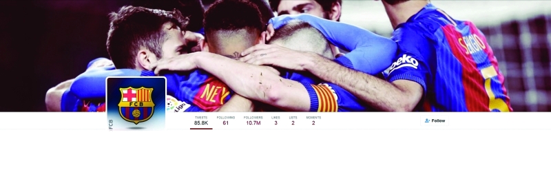 "■ «تويتر» برشلونة"