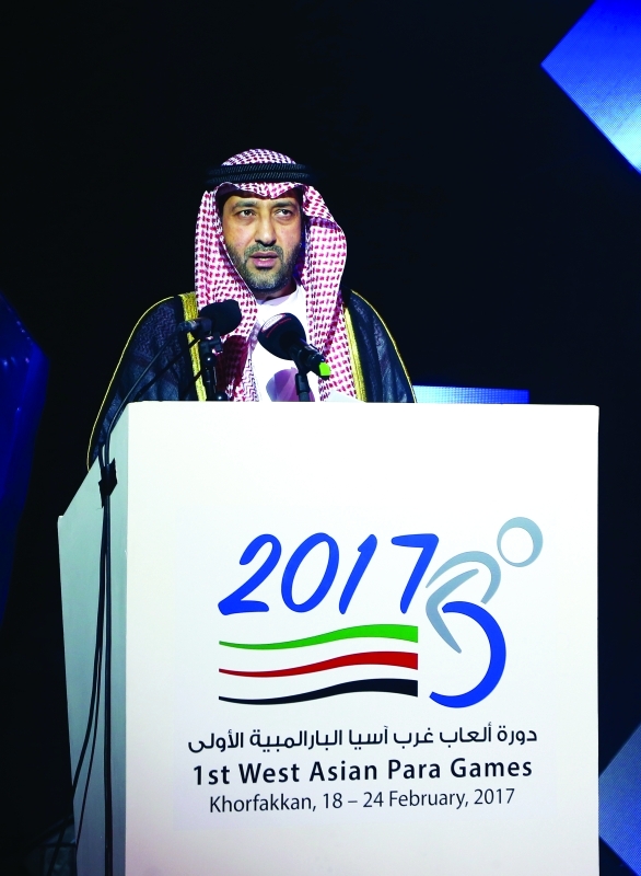"■ هيثم القاسمي يفتتح البطولة"