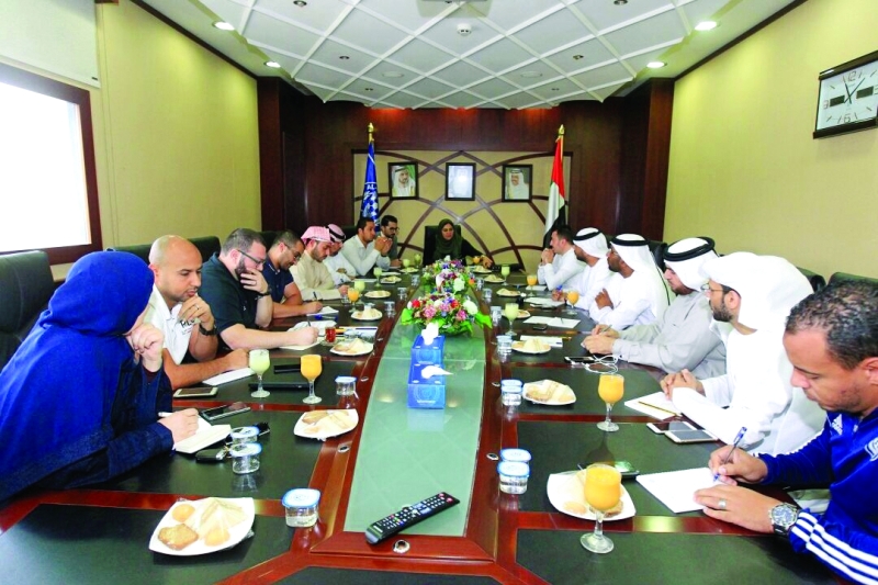 "■ من الاجتماع المشترك بين اللجنة والنصر | البيان"