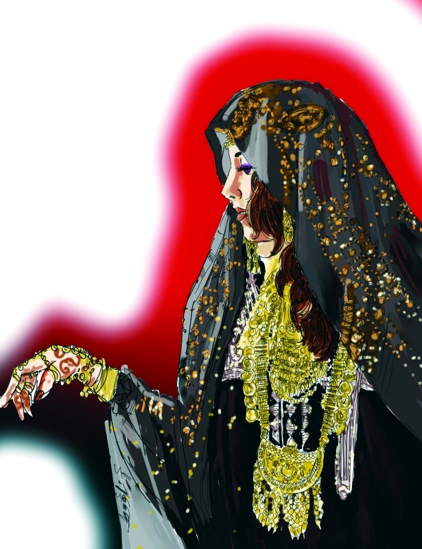 أزياء المرأة الإماراتية تطريزات الفخامة والتقاليد