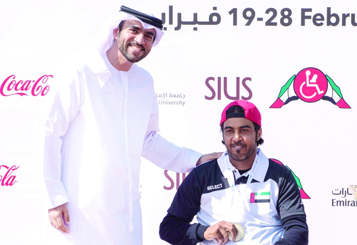 "■ الأحبابي يصطاد أول ذهبية ويصعد على منصة التتويج | البيان"