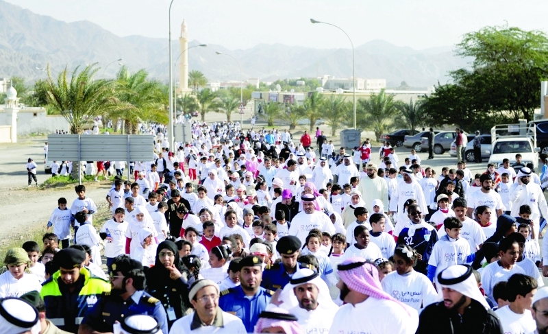 "■ مشاركة واسعة متوقعة في مسيرة المشي بحتا | البيان"