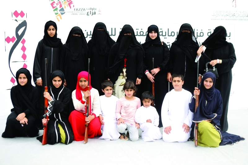 "Ⅶ سيدات وناشئات المقبالي المشاركات في بطولة السكتون"