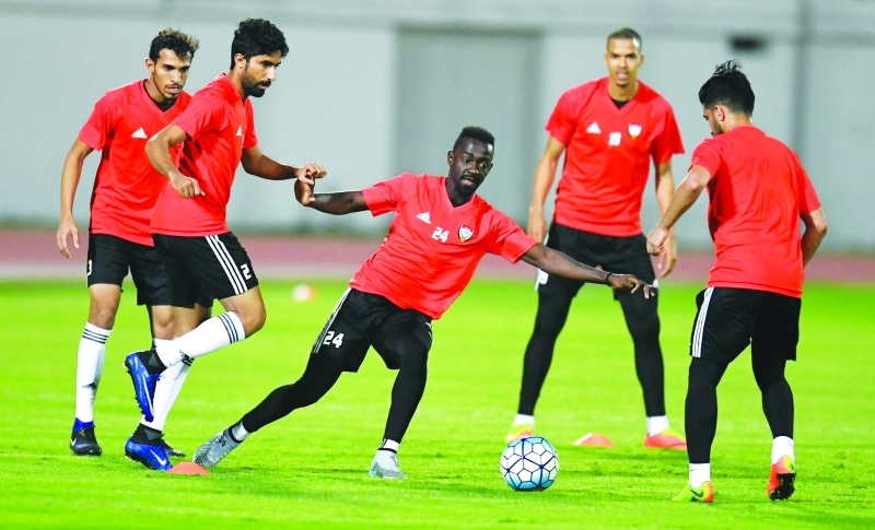 "■ من تدريب المنتخب في العين أمس | البيان"