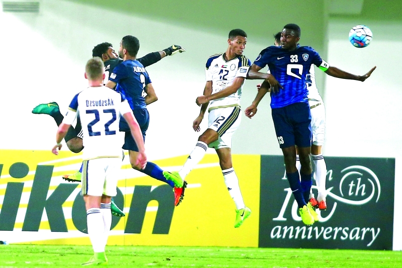 "■ جانب من مباراة الوحدة والهلال | تصوير - مجدي إسكندر"