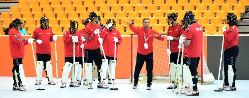 "■ جانب من تدريبات منتخب الإمارات للهوكي | البيان"