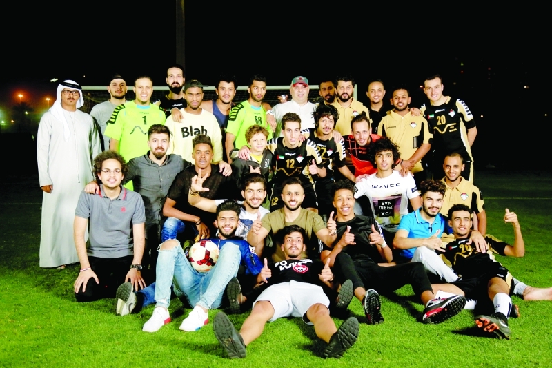"■ فريق الجامعة الأميركية في الإمارات الفائز باللقب | البيان"