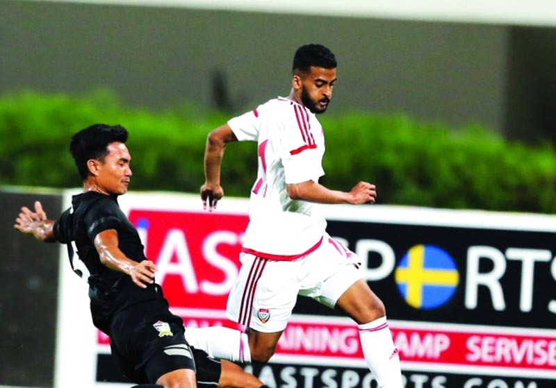 "■ الأولمبي افتقد التجانس أمام تايلاند | تصوير ـ يونس يونس"