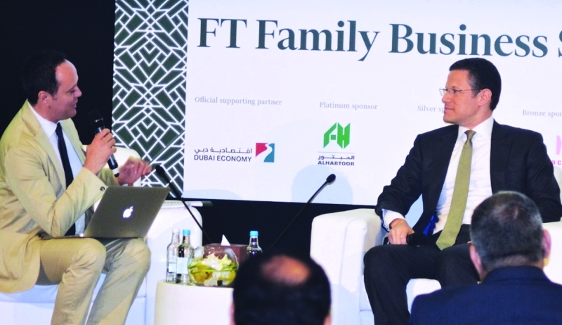 "بدر جعفر متحدثاً خلال المؤتمر ــ البيان"