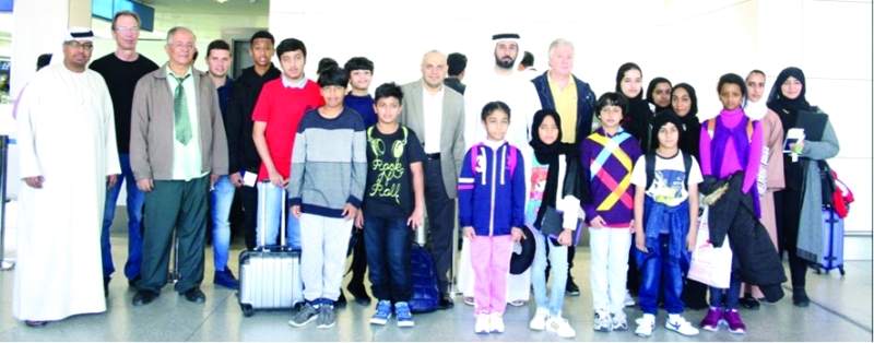 "■ بعثة الشطرنج قبيل المغادرة | البيان"