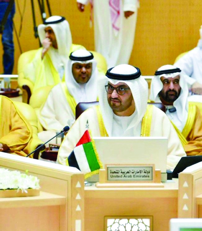 "سلطان الجابر مترئساً وفد الدولة في الاجتماع الوزاري الخليجي بالرياض"