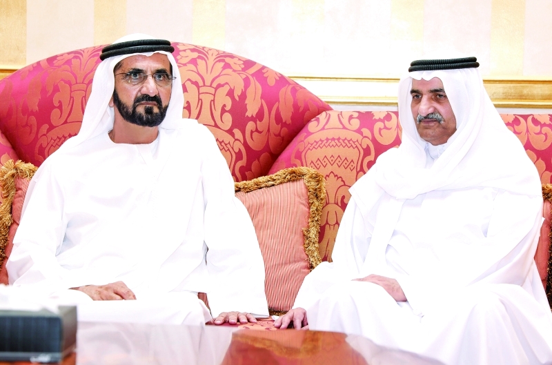 "نائب رئيس الدولة خلال تقديم العزاء إلى حاكم الفجيرة"