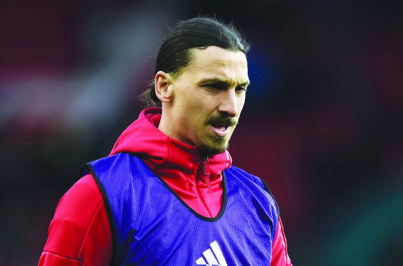 "■ زلاتان ابراهيموفيتش | أ ف ب"