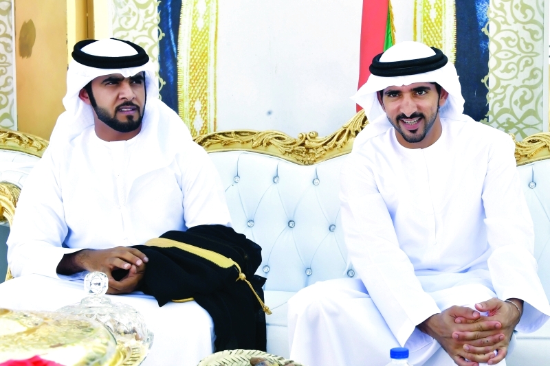 "سموه والعريس مطر الكتبي"