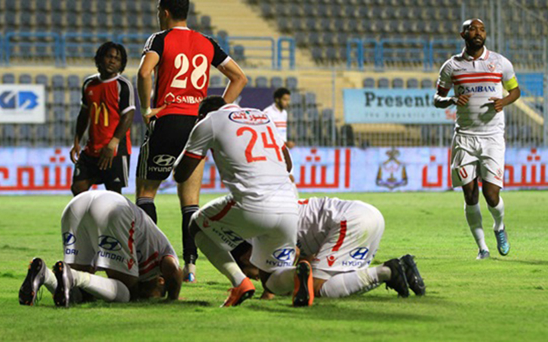 "من مباريات الزمالك وطلائع الجيش"
