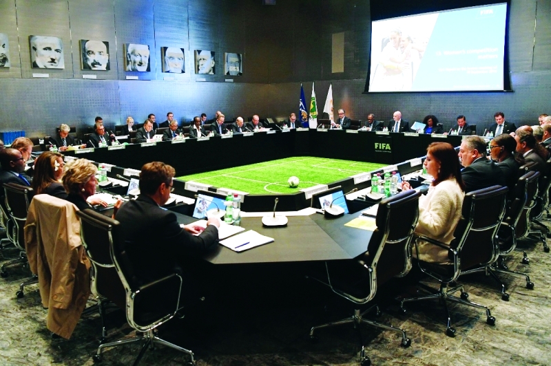 "■ اجتماع مجلس «فيفا» الذي منح البحرين شرف تنظيم الكونغرس | البيان"