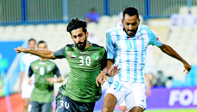 "■ بني ياس يسقط إلى دوري الدرجة الأولى | تصوير سيف الكعبي"