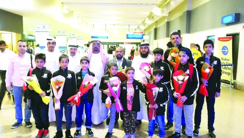 "■ الورود في استقبال بعثة شطرنج الفجيرة | البيان"