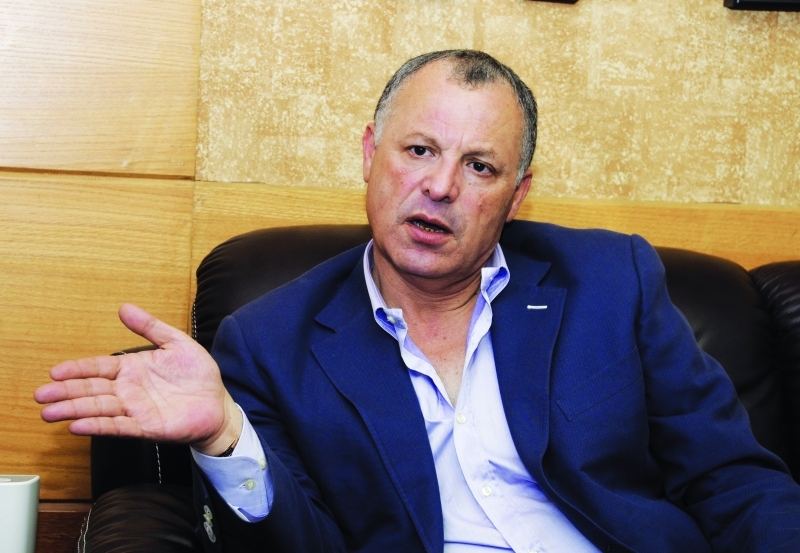 "■ هاني أبوريدة عضو مجلس فيفا عن أفريقيا | أ ف ب"