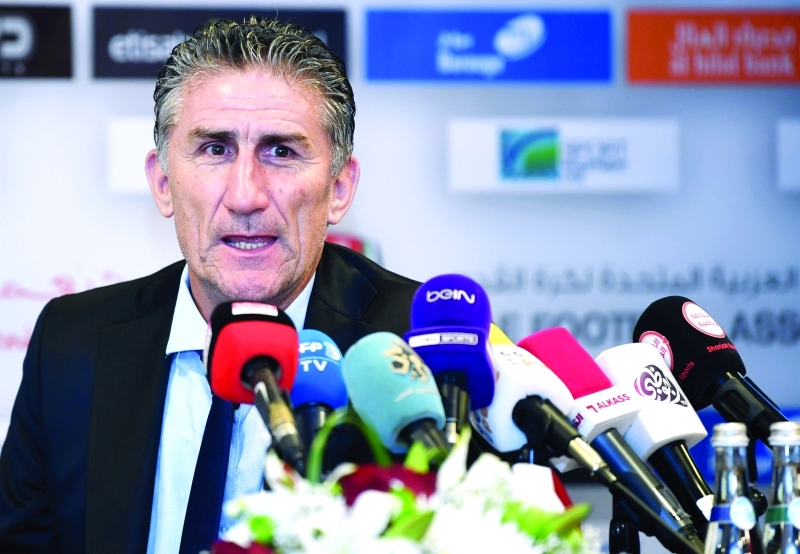 "■ باوزا خلال المؤتمر الصحافي | البيان"