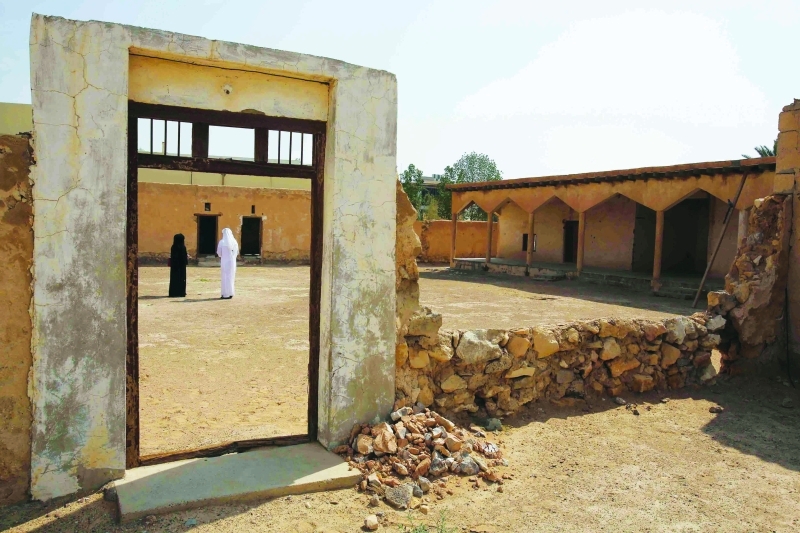 "منزل القبيسي يعود لفترة الستينيات | تصوير: عمران خالد"