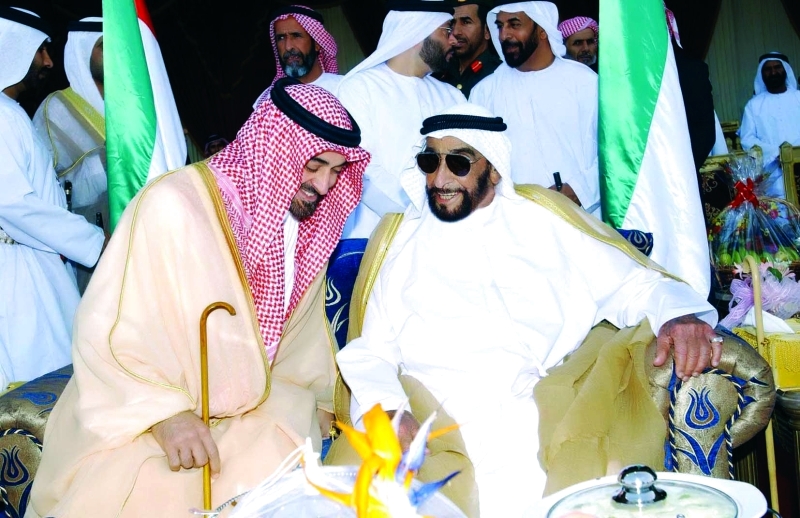 "محمد بن زايد سار على خطى والده \"زايد الخير\" | أرشيفية"