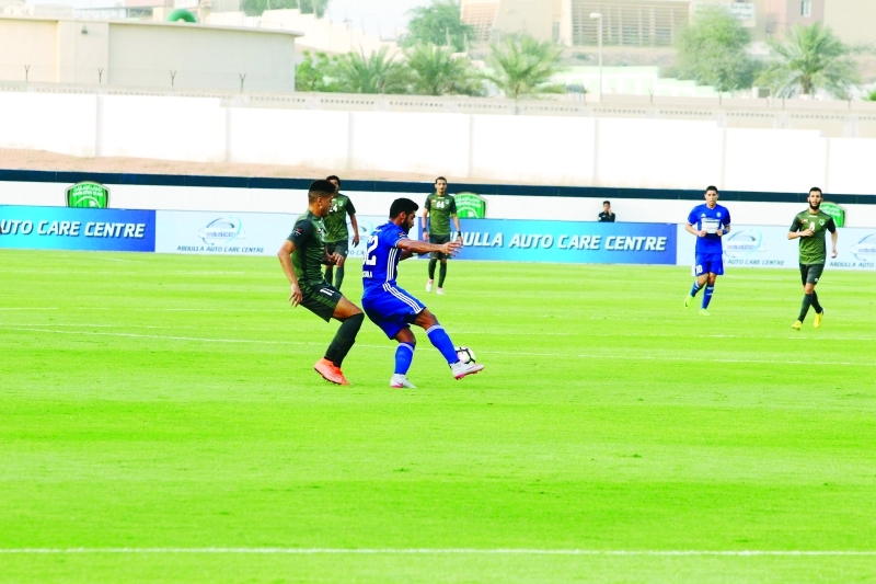 "■ جانب من مباراة الإمارات والنصر | البيان"