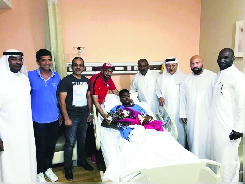 "■ ورود وزيارات في غرفة عبد الله مصبح | البيان"