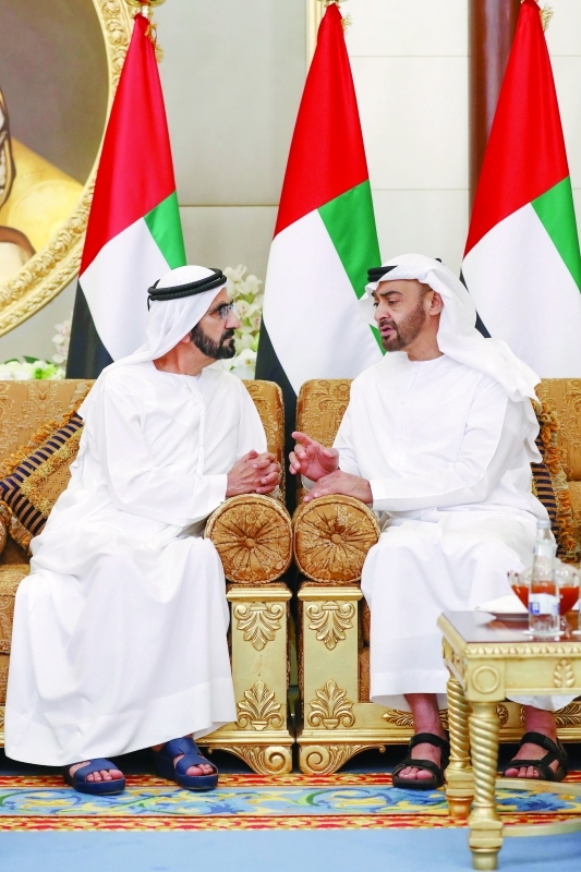 "محمد بن راشد في حديث مع محمد بن زايد"