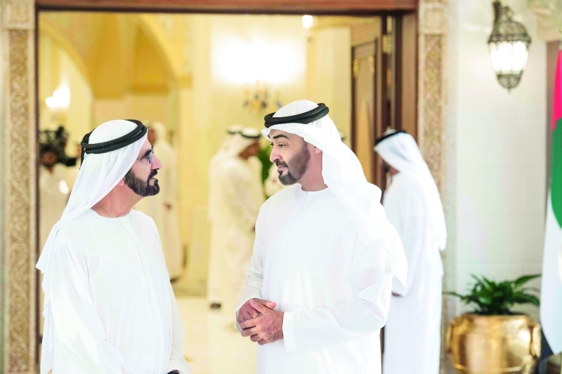 "محمد بن راشد ومحمد بن زايد"