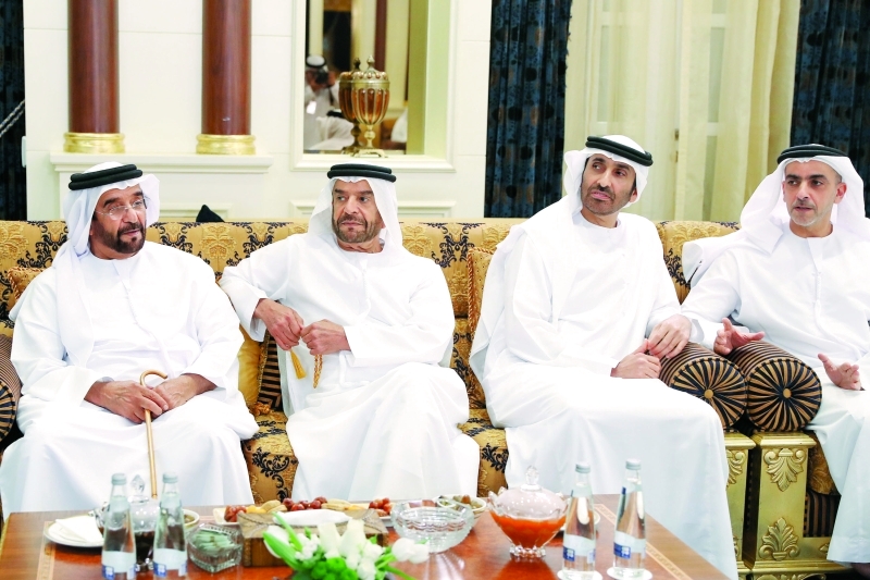 "سيف وسرور بن محمد وسعيد وسيف بن زايد"