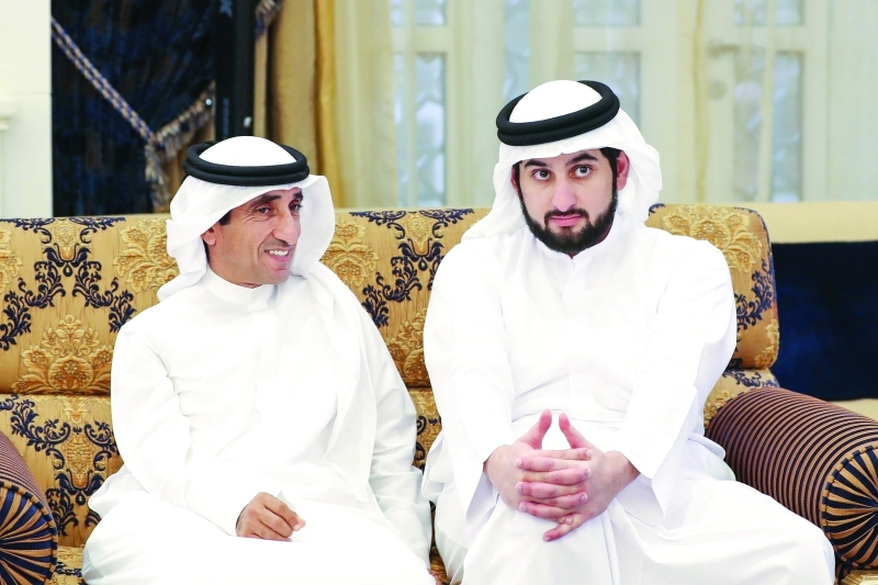 "أحمد بن محمد وسعيد بن مكتوم"