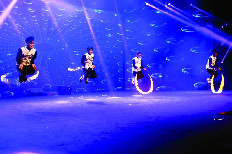 "■ جانب من فقرات حفل الافتتاح"