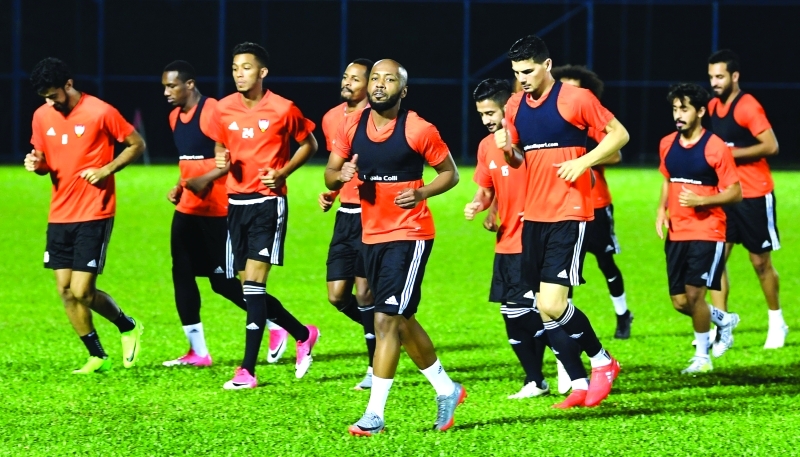 "■ جانب من تدريبات الأبيض | البيان"